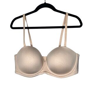 Wacoal Nude Red Carpet Strapless Full Figure Underwire Bra Size 42D